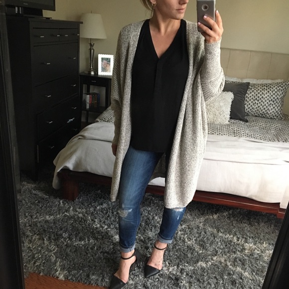 Sweaters - | cozy ribbed dolman cardigan |